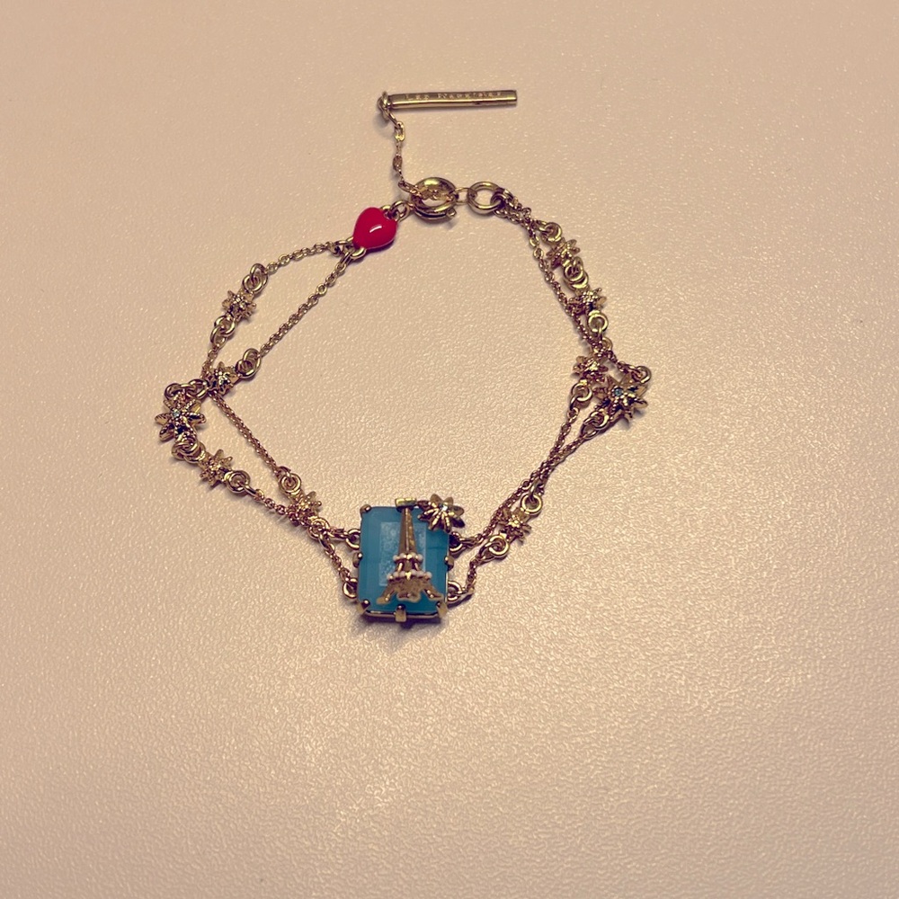 Les Nereides Paris Mon Amour Eiffel Tower Charm Bracelet